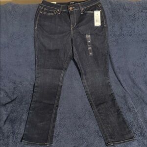 Crown & Ivy Dark Indigo Skinny Jeans